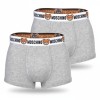 Moschino Teddy Bear Logo Boxer Briefs Grey