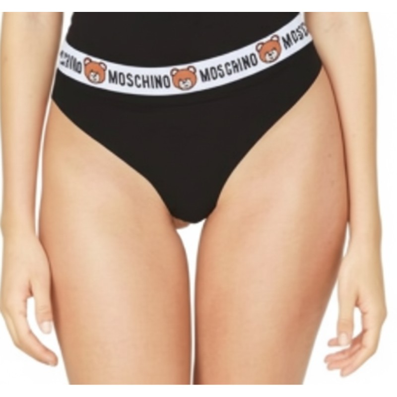 Moschino Teddy Bear Logo Briefs Black