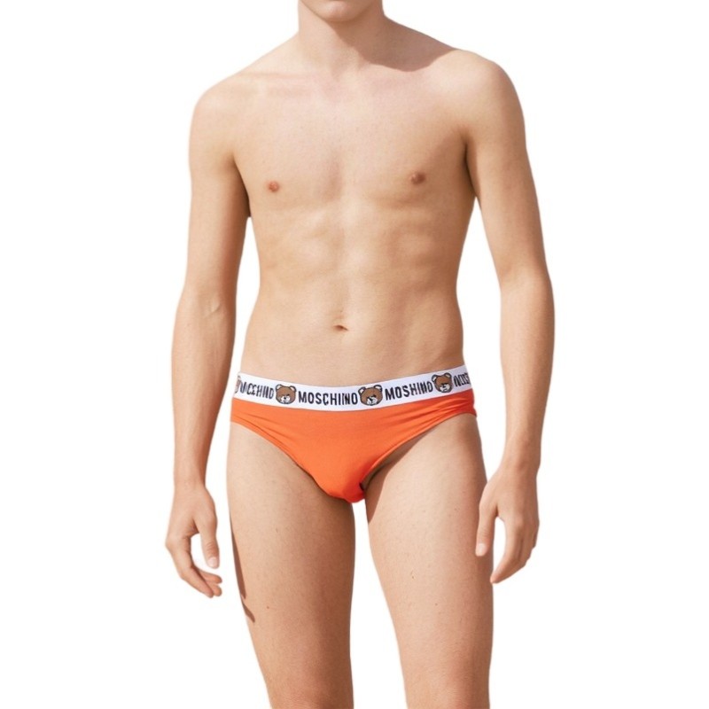 Moschino Teddy Bear Orange Brief