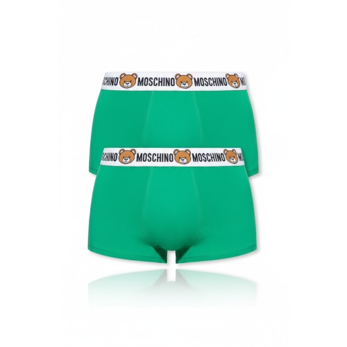 Moschino Teddy Bear Logo Brief Green