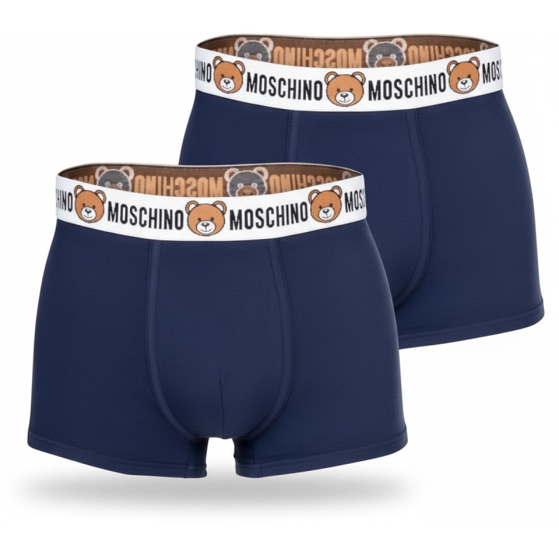 Moschino Teddy Bear Logo Boxer Briefs Navy