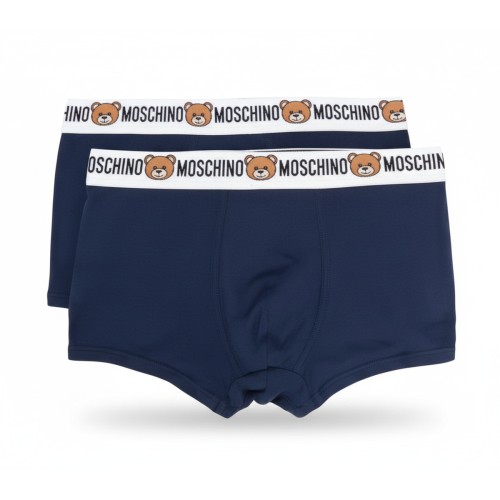 Moschino Teddy Bear Logo Boxer Briefs Navy