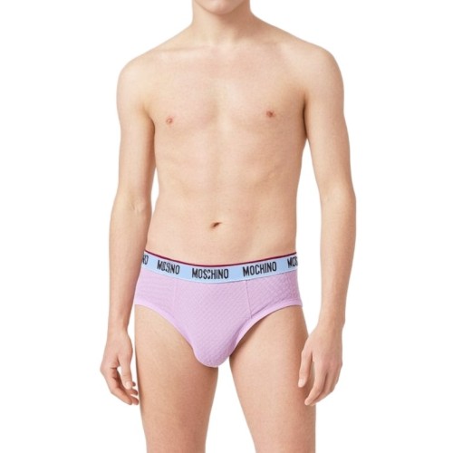 Moschino Pink Cotton Stretch Briefs
