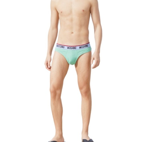 Moschino Cotton Green Brief 2-Pack