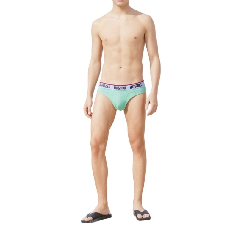 Moschino Cotton Green Brief 2-Pack