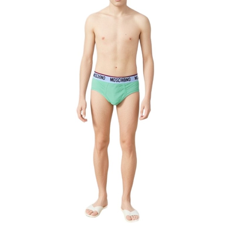 Moschino Cotton Brief Green 2-Pack