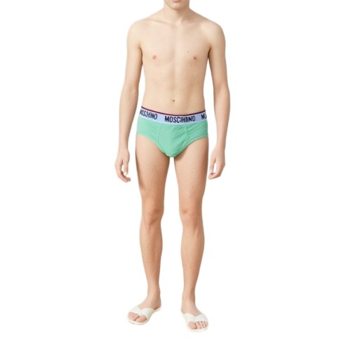 Moschino Cotton Brief Green 2-Pack