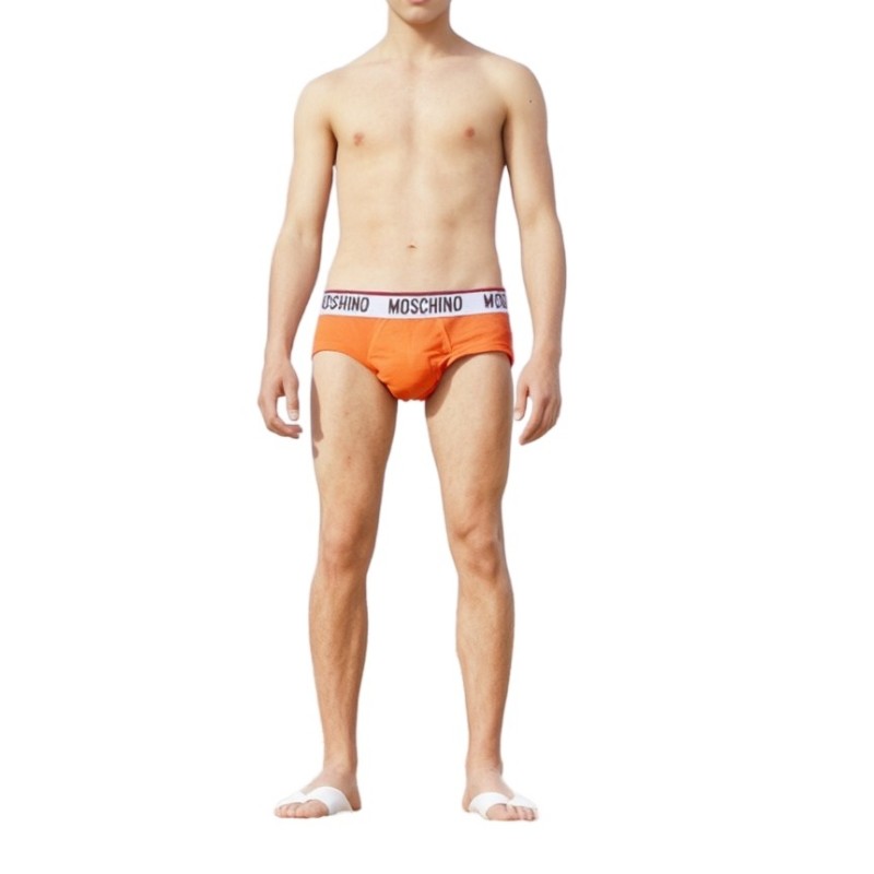 Moschino Cotton Orange Brief 2-Pack