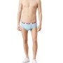 Moschino Cotton Logo Band Briefs Light Blue