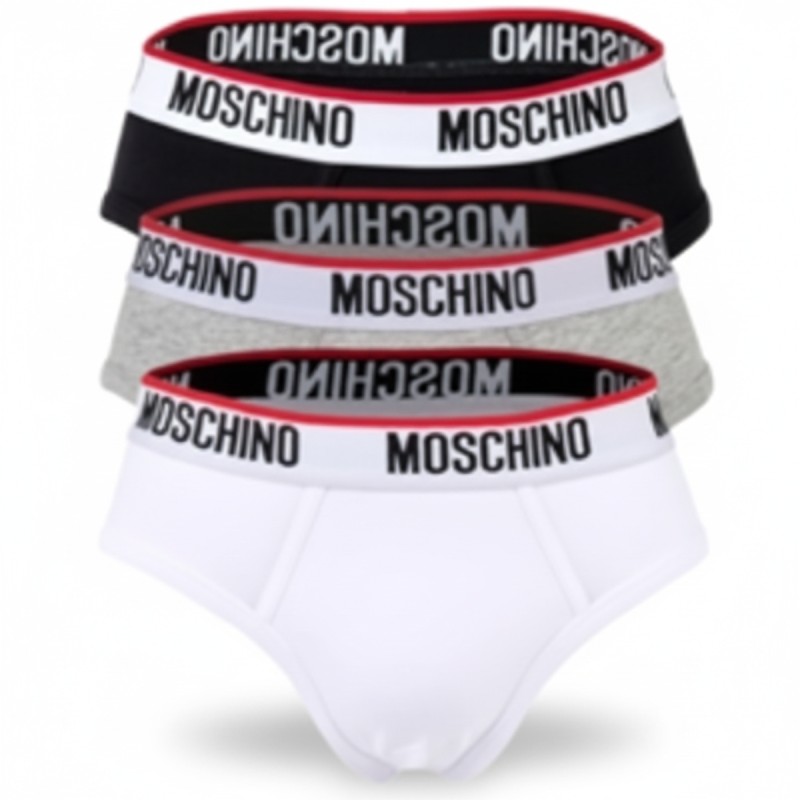 Moschino Logo Brief 3-Pack Multicolor