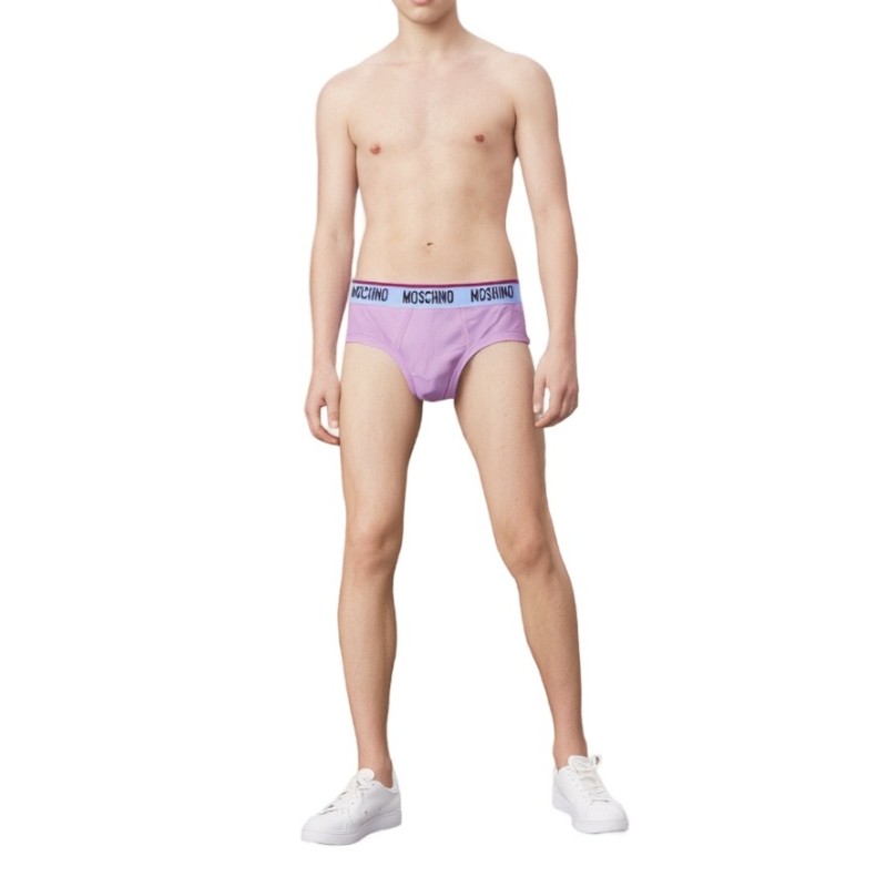 Moschino Cotton Pink Brief 3-Pack