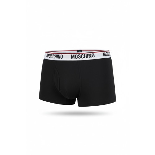 Moschino Logo Waistband Boxer Briefs Black