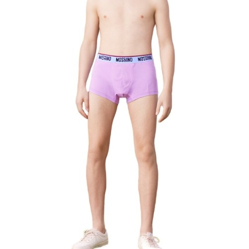 Moschino Cotton Pink Boxer Trunks
