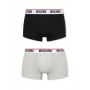 Moschino Logo Waistband Boxer Briefs Black Grey
