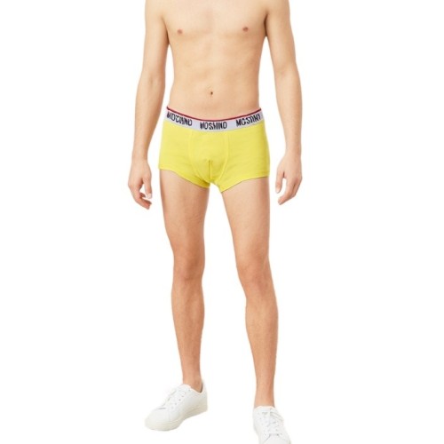 Moschino Yellow Cotton Trunk 3-Pack