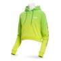 Moschino Lime Green Cropped Hoodie