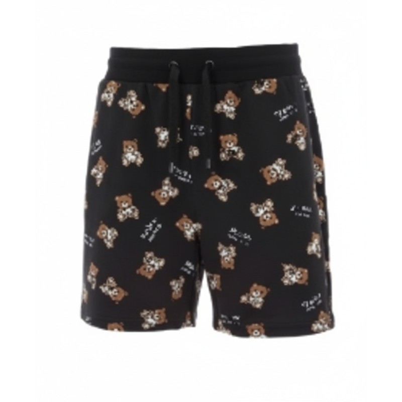 Moschino Teddy Bear Print Shorts Black