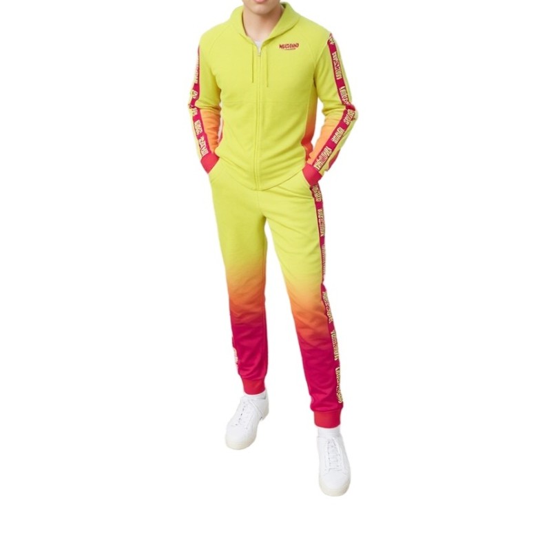 Moschino Ombre Gradient Tracksuit Multi Fucsia