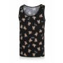 Moschino Teddy Bear Print Tank Top Black