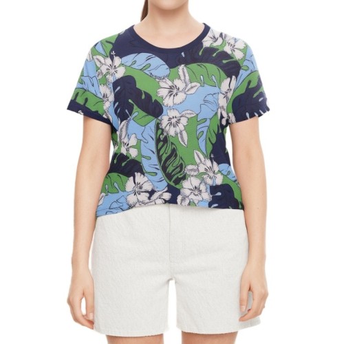 Moschino Tropical Floral T-shirt Multicolor