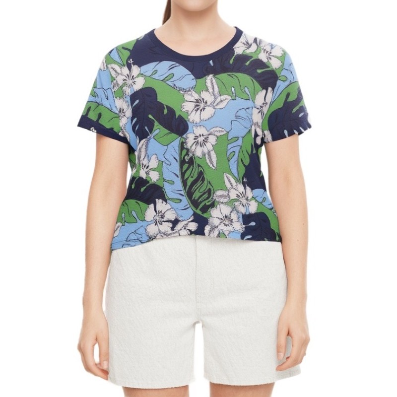 Moschino Tropical Floral T-shirt Multicolor