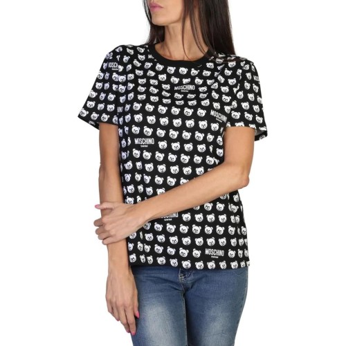 Moschino Bear Print T-Shirt Black