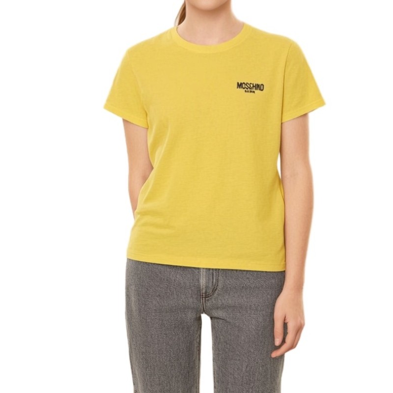 Moschino Yellow Logo T-shirt