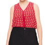 Moschino Teddy Bear Print Sleeveless Dress Red