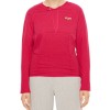 Moschino Ribbed Cotton Hoodie Red