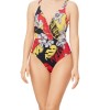 Moschino Tropical Floral One-Piece Swimsuit Multicolor