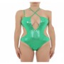 Moschino Sequined Green One-Piece Swimsuit