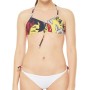 Moschino Abstract Print Halter Bikini Top Multicolor
