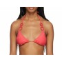 Moschino Coral Chain Detail Triangle Bikini Top