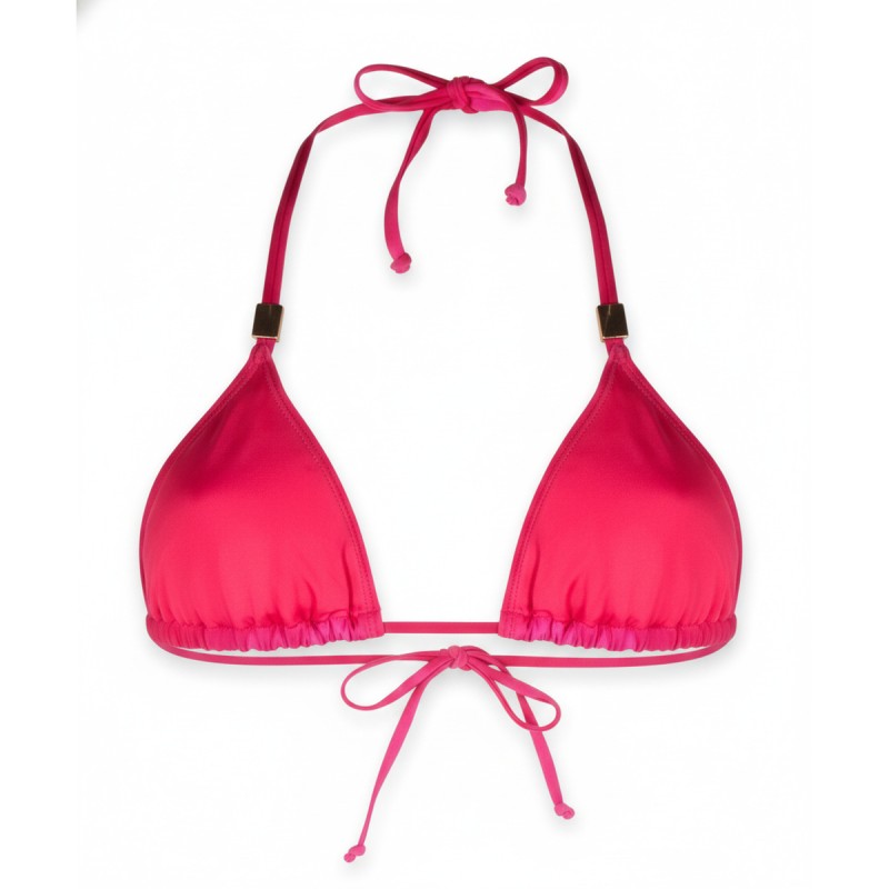 Moschino Triangle Bikini Top Pink