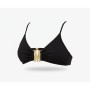 Moschino Gold M Hardware Bikini Top Black