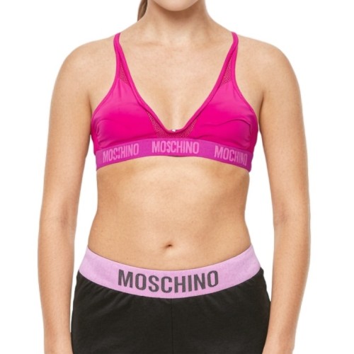 Moschino Athletic Sports Bra Pink