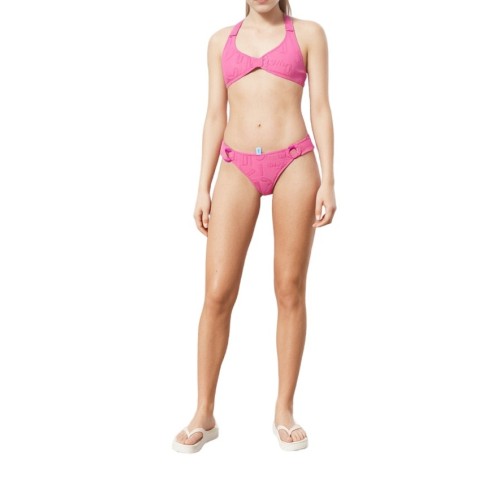 Moschino Heart Quilted Bikini Set Pink