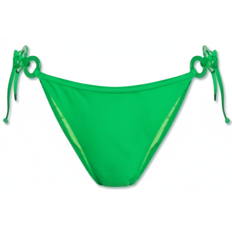 Moschino Tie-Side Bikini Bottom Green