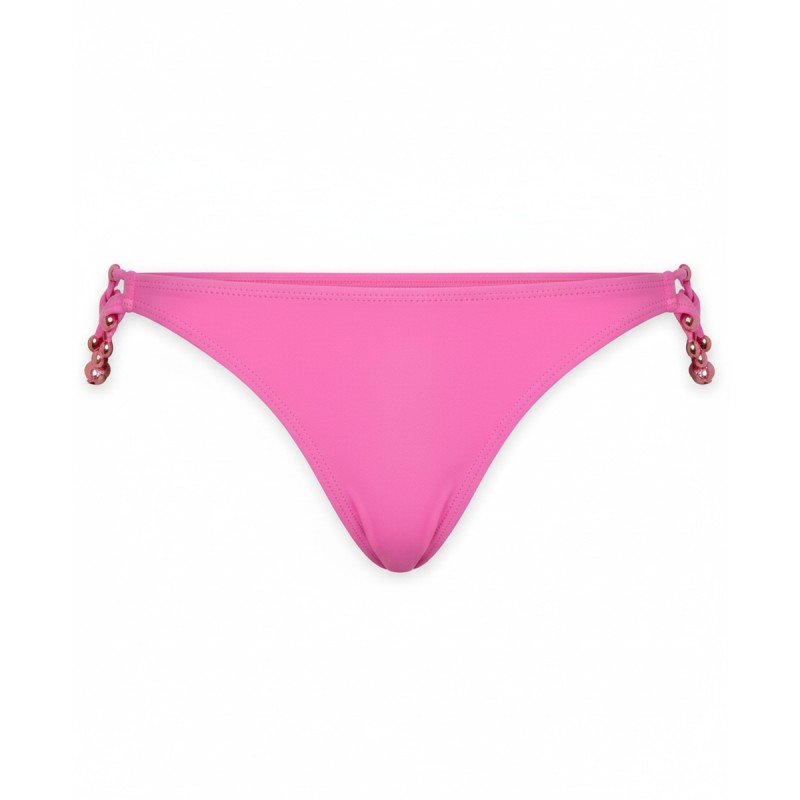 Moschino Side Tie Bikini Bottom Pink