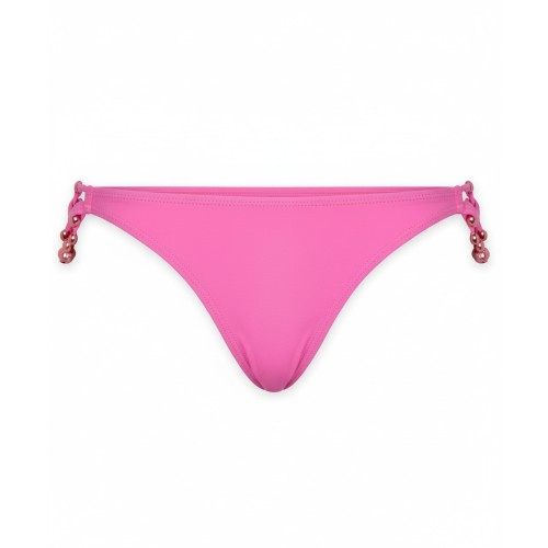 Moschino Side Tie Bikini Bottom Pink