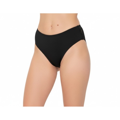 Moschino High Waisted Bikini Bottom Black
