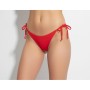 Moschino Red Tie Side Bikini Bottom