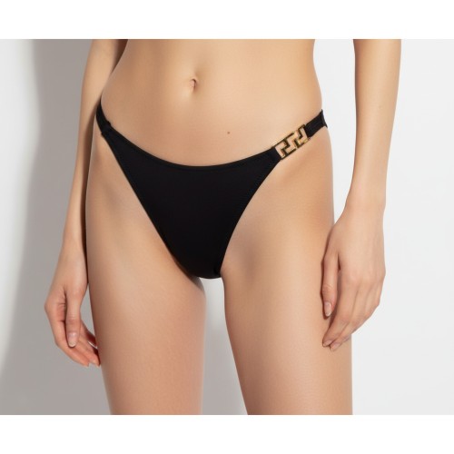 Moschino Chain Detail Bikini Bottom Black