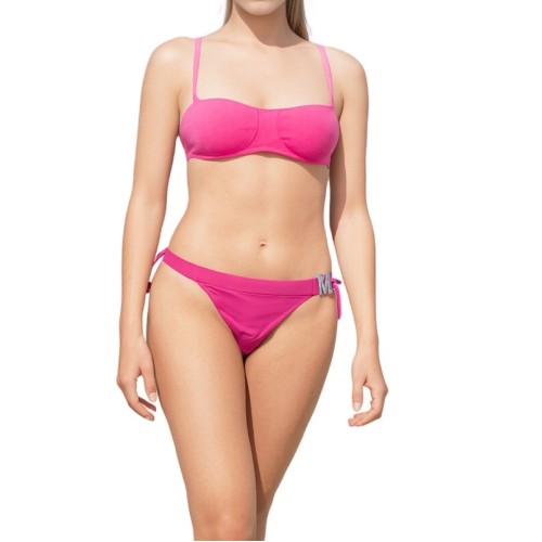 Moschino Side Ring Bikini Bottom Pink