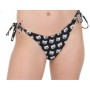 Moschino Skull Print Bikini Bottom Black
