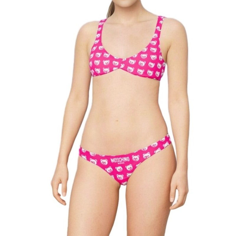 Moschino Teddy Bear Bikini Set Pink