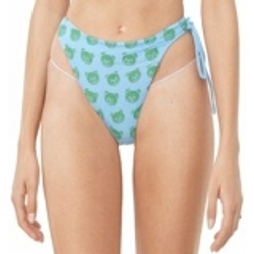 Moschino Polka Dot Bikini Bottom Blue