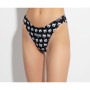 Moschino Bear Print Bikini Bottom Black