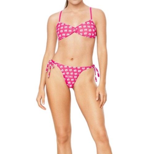 Moschino Pink Teddy Bear Bikini Set