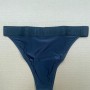 Moschino Logo Band Bikini Bottom Navy